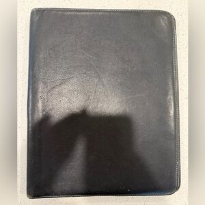 Black Leather Portfolio by Johnston and Murphy